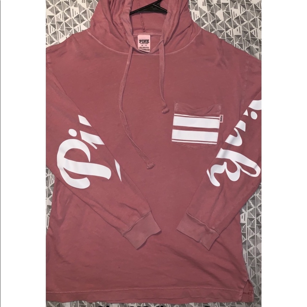 PINK VS Long Sleeve with Hoodie